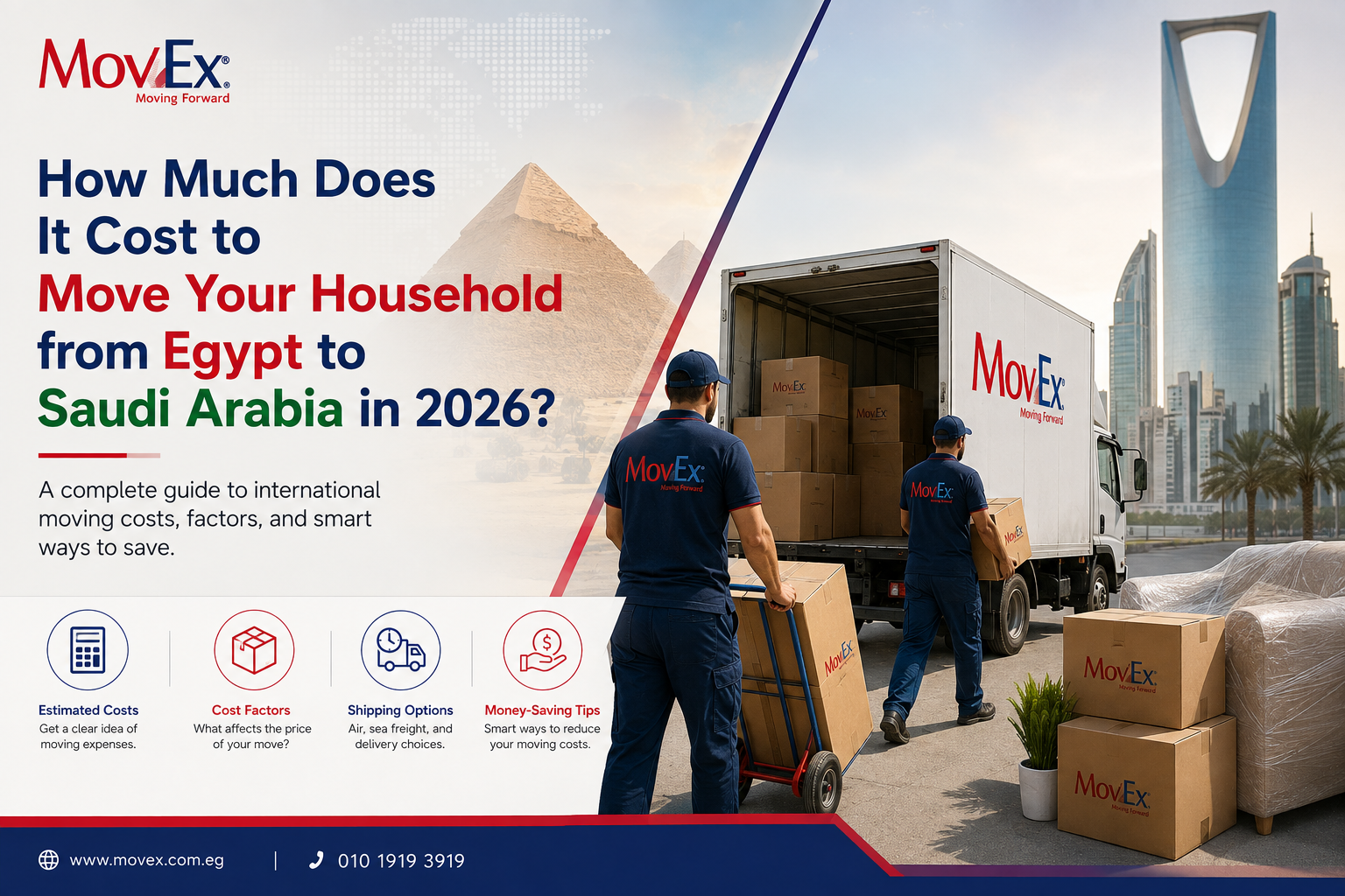 Moving from Egypt to Saudi Arabia: 2026 Cost Guide
